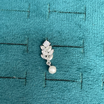 92.5 Silver Leaf Earrings for Women | Classy Minimal Design | Elegant Jewellery pair