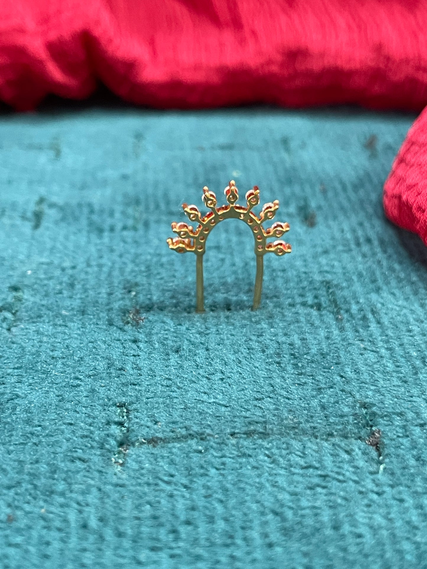 925 Silver Gold Plated Graceful Septum