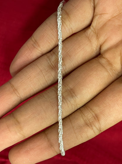 92.5 silver classy chain 24 inches