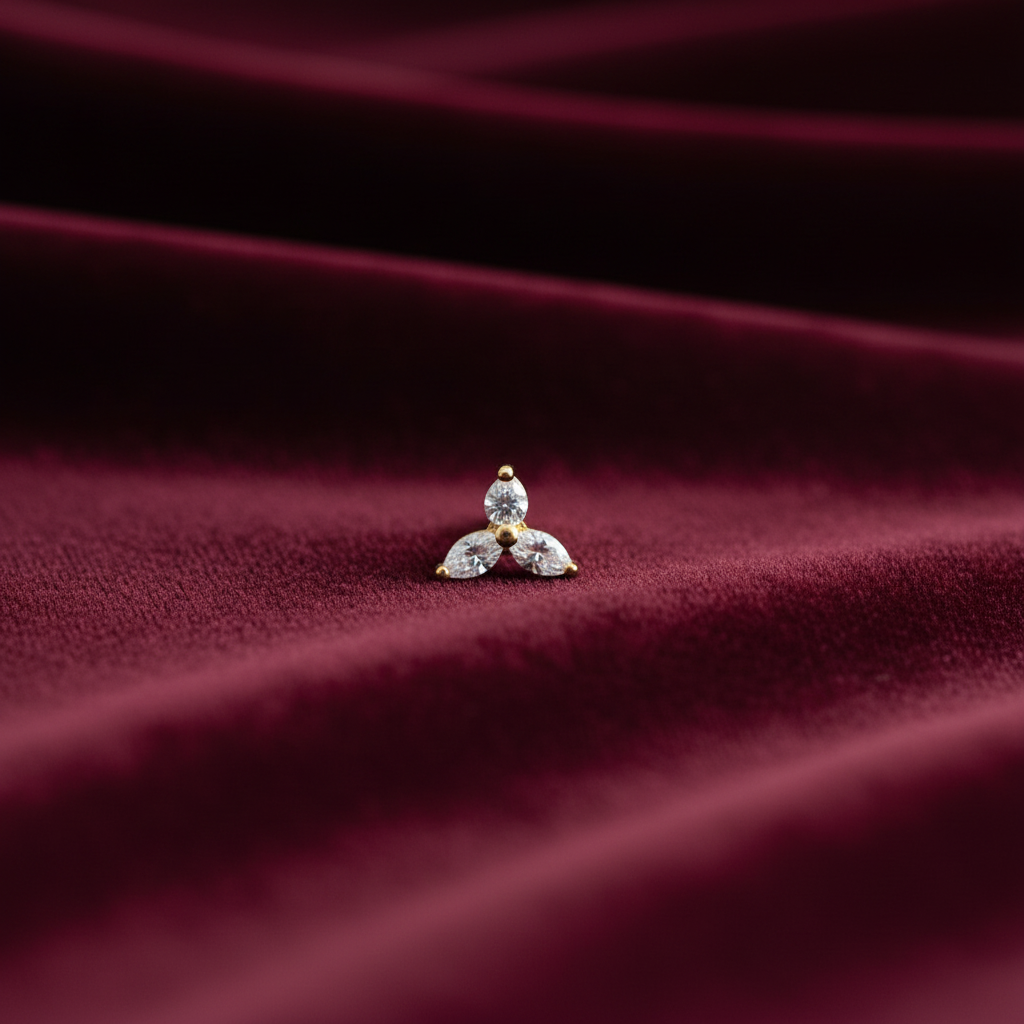92.5 silver nose pins 