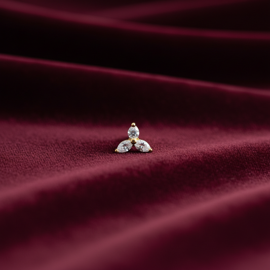 92.5 silver nose pins 