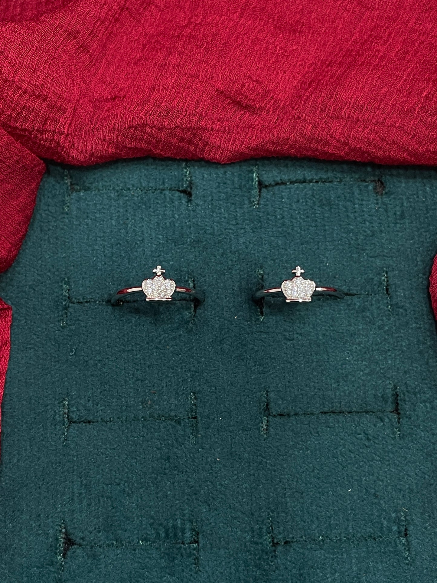 925 Silver Crown Toe rings