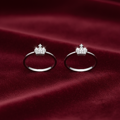 925 Silver Crown Toe rings