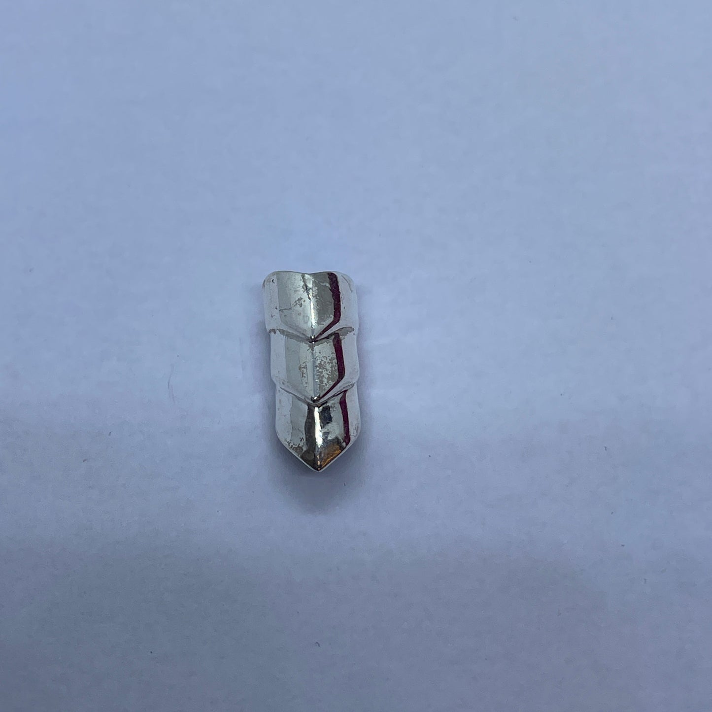 92.5 Sterling Silver Ear Cuff for Men | Triple Chevron Arrow Stack Design | No Piercing