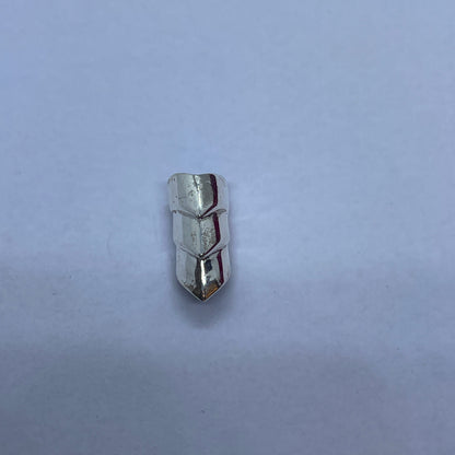 92.5 Sterling Silver Ear Cuff for Men | Triple Chevron Arrow Stack Design | No Piercing