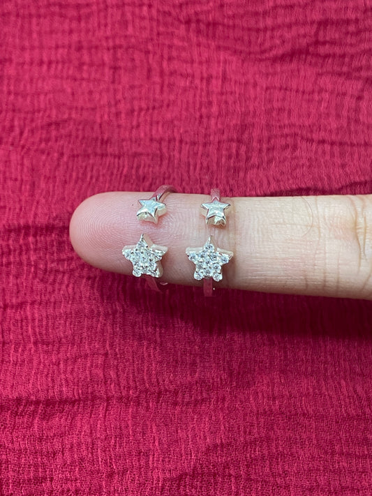 92.5 Silver Stylish Toe Rings | Elegant Modern Design | Jewellery