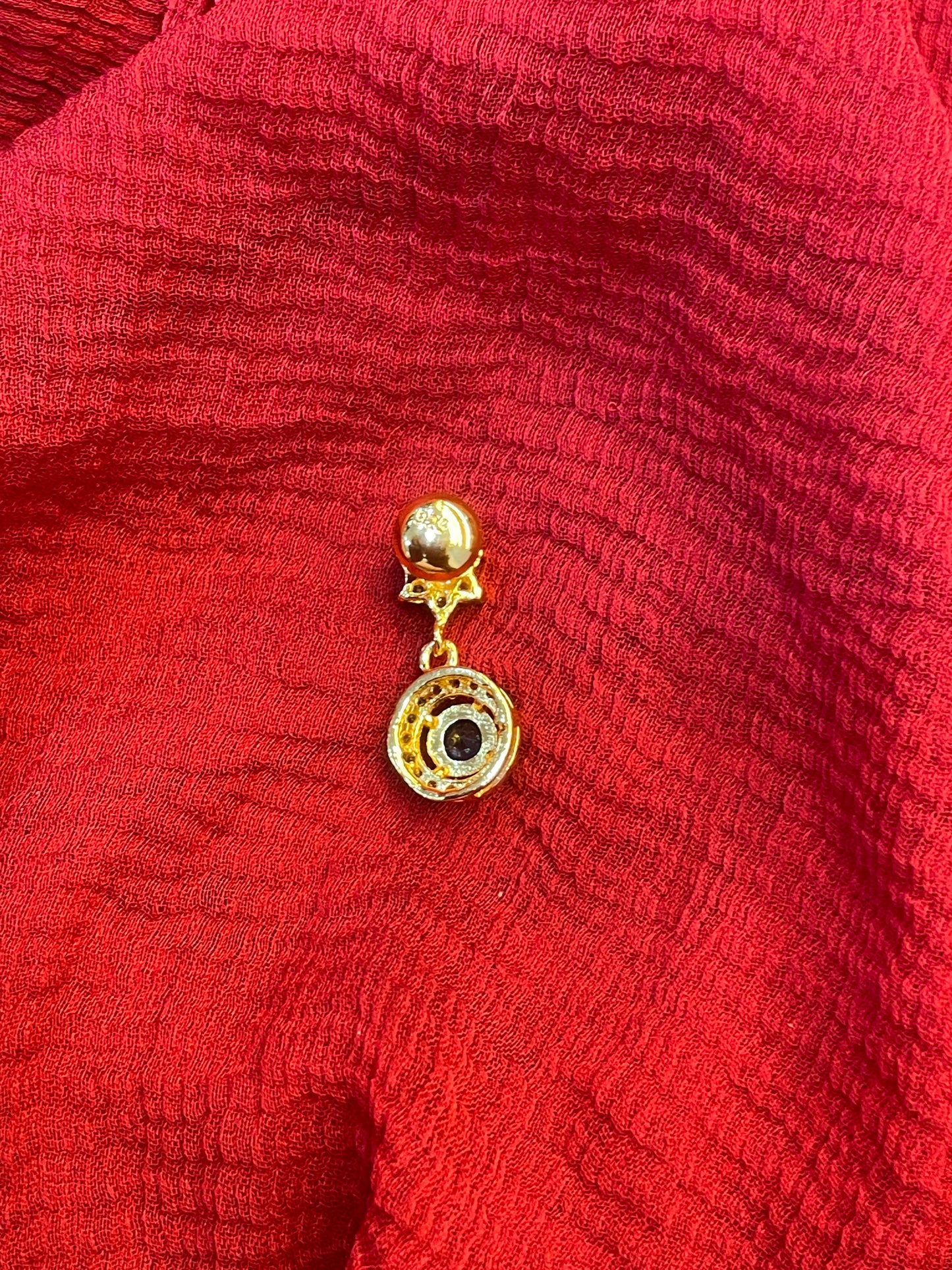 92.5 Silver Gold Plated Star Earrings for Women | Stylish Celestial Design | Elegant Jewellery