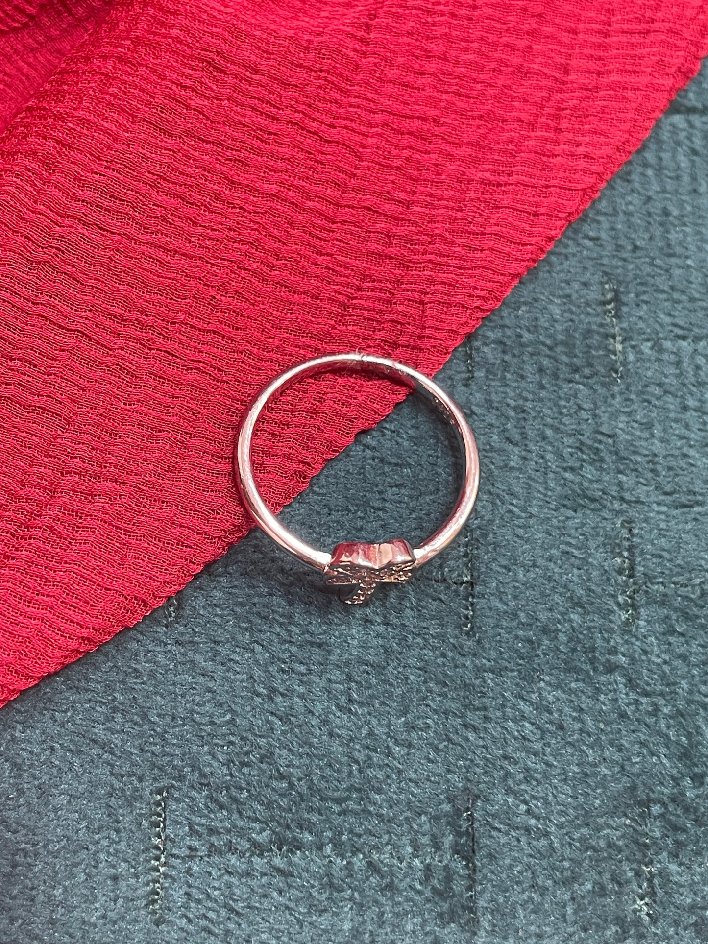 92.5 Silver Palm Tree Ring for Women Size 13 | Stylish Tropical Design | Elegant Fashion Jewellery