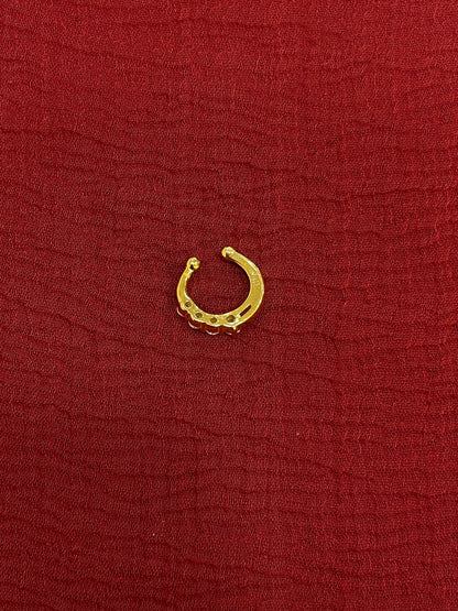 92.5 Silver Gold Plated Elite Septum