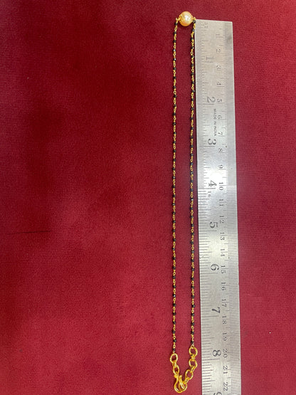 Black bean chains 16 inch