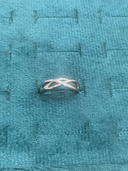 92.5 Silver Simple Ring for Women Size 10 | Stylish Clean Design | Elegant Fashion Jewellery