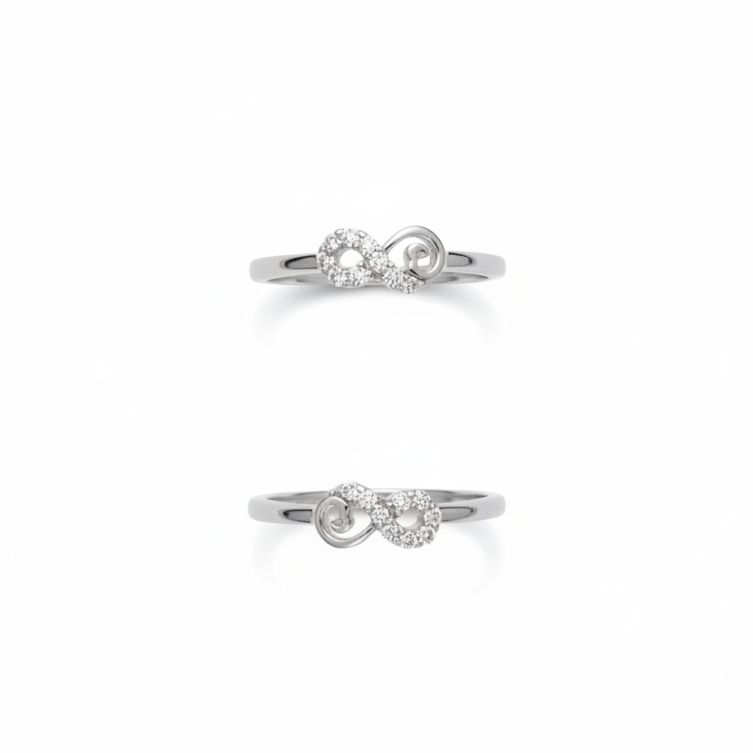 925 Silver Infinity Toe rings