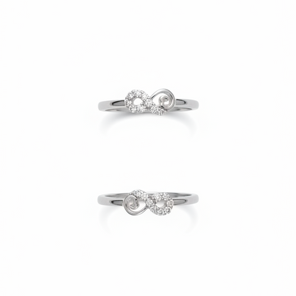 925 Silver Infinity Toe rings