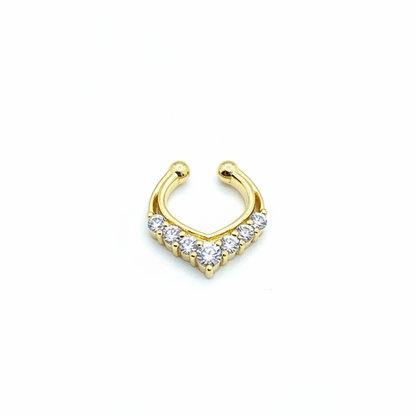 92.5 Silver Gold Plated Luxe Septum