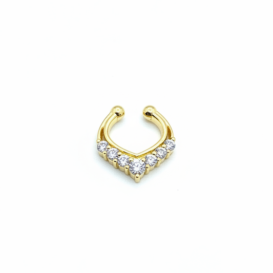 92.5 Silver Gold Plated Luxe Septum