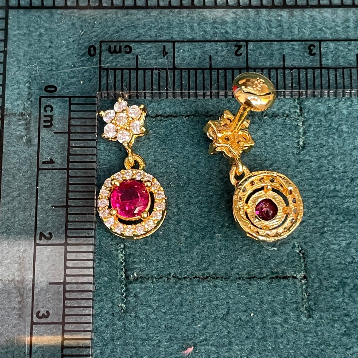 92.5 Silver Gold Plated Star Earrings for Women | Stylish Celestial Design | Elegant Jewellery pair