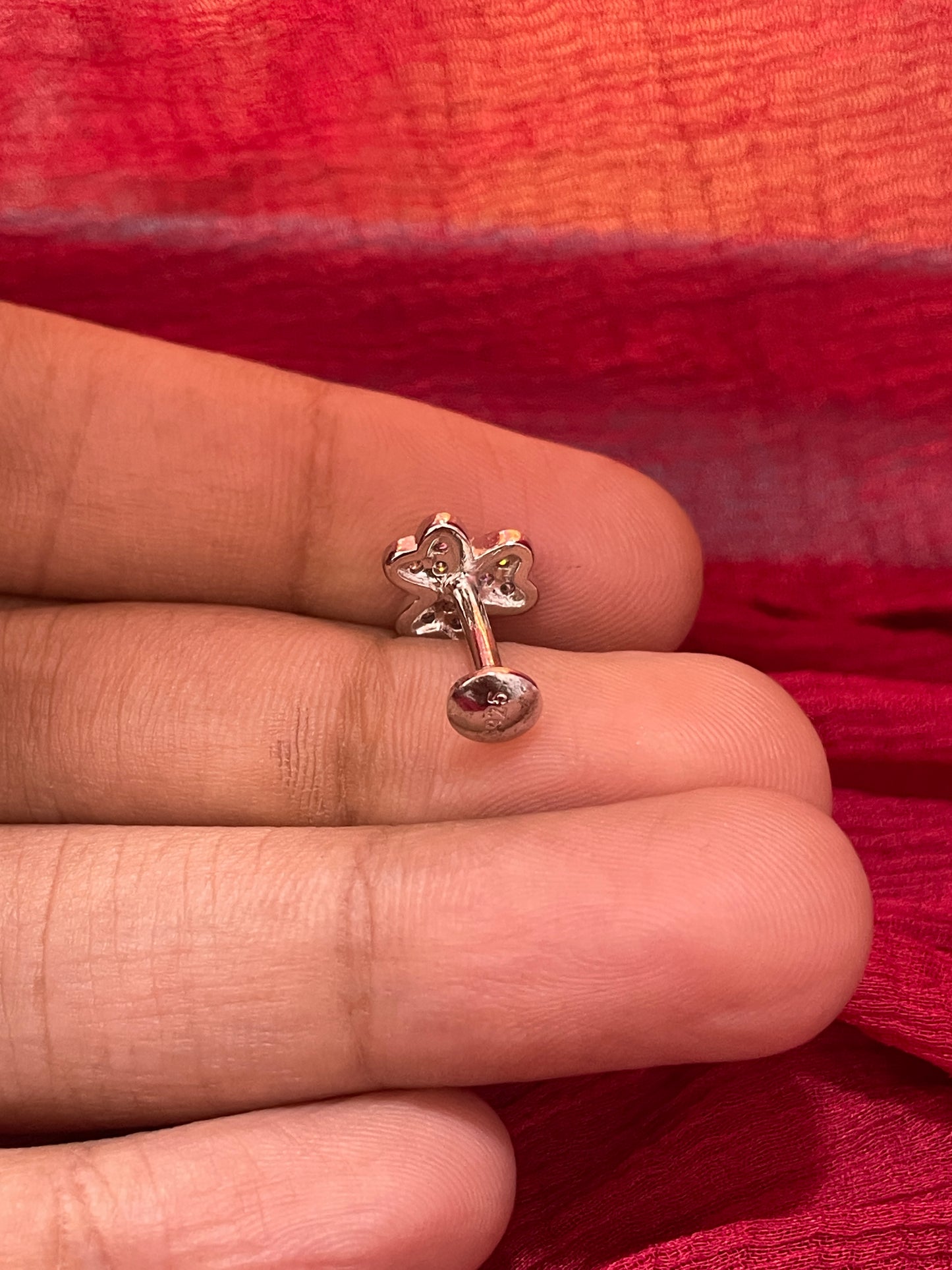 92.5 Silver Rose Gold Plated Flower Earrings for Women | Elegant Floral Design | Stylish Jewellery