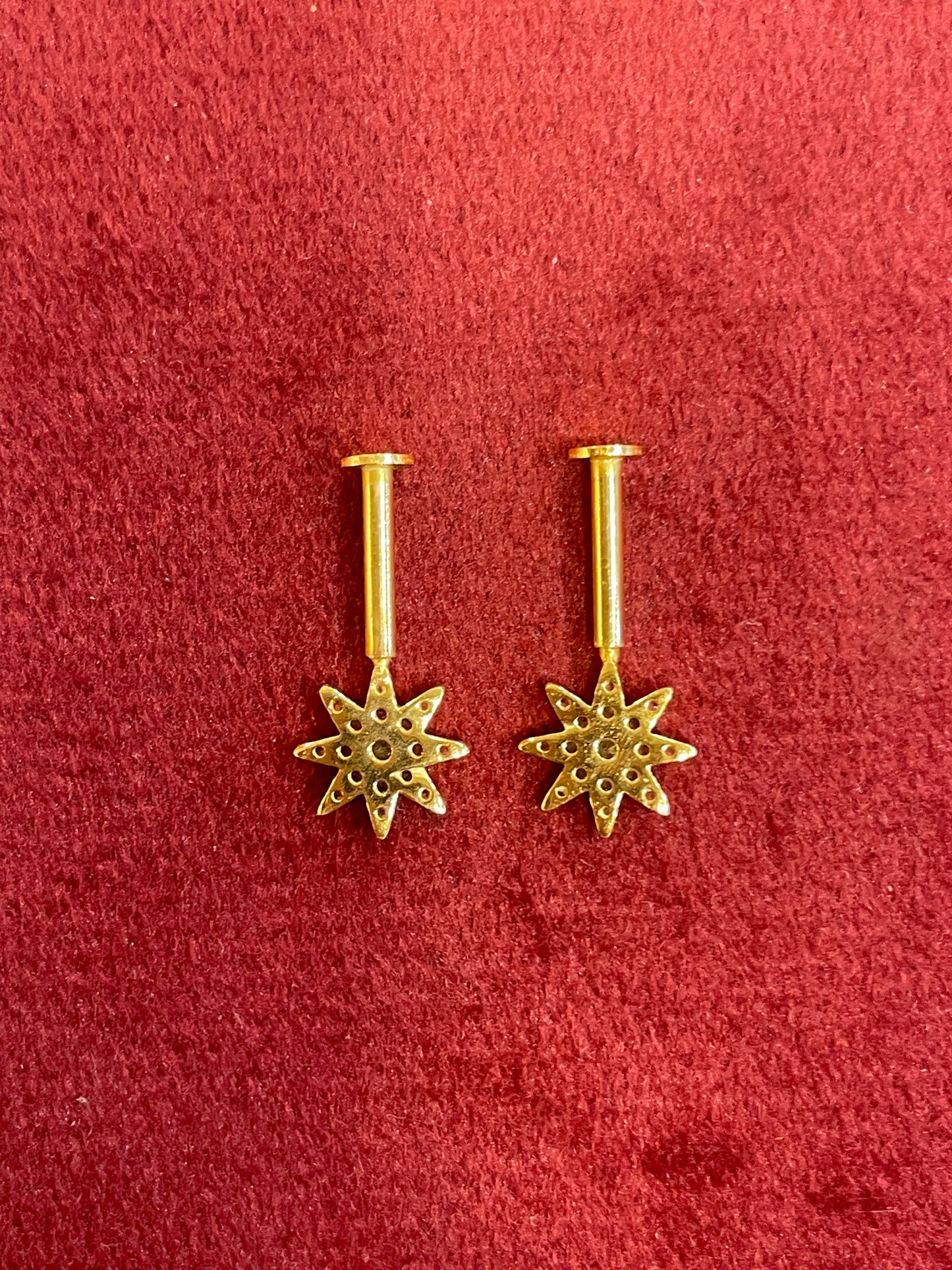 92.5 Silver Star Shaped Bugadi | Trendy Elegant Design | Jewellery