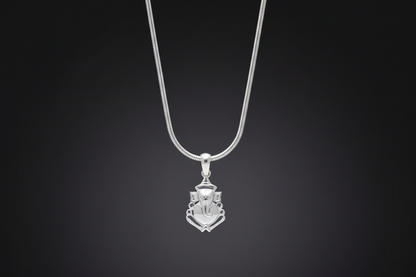 92.5 Silver Ganpati Pendant for Men & Women | Ganesha Divine Design | Traditional Jewellery