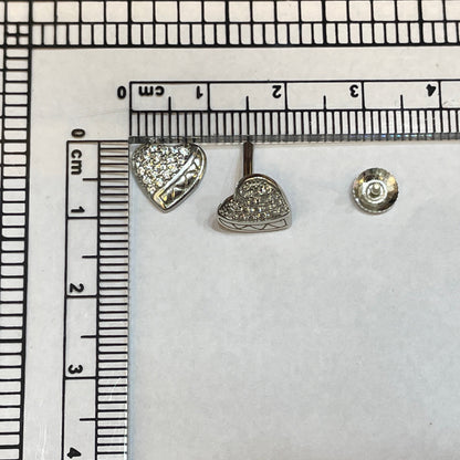 92.5 Silver Heart Earrings for Women | Elegant Love Design | Stylish Jewellery pair