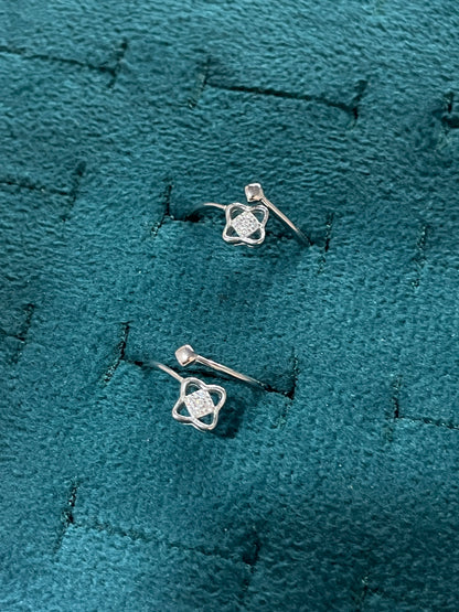 92.5 Sterling Silver Stylish Toe Rings for Women | Classic Elegant Design