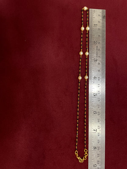 Black bean chains 16 inch