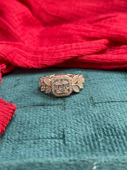 92.5 Silver Stylish Ring for Women Size 13 | Sleek Elegant Design | Everyday Wear Jewellery