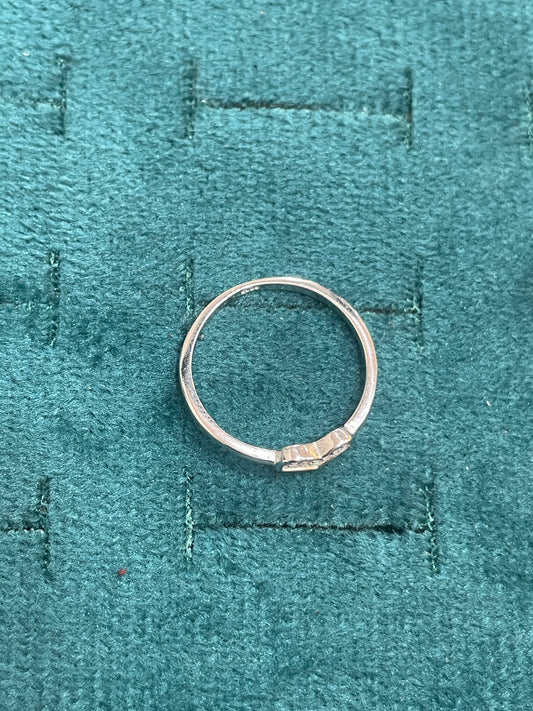 92.5 Silver White Stone Heart Ring for Women Size 13 | Stylish Sparkle Design | Elegant Jewellery