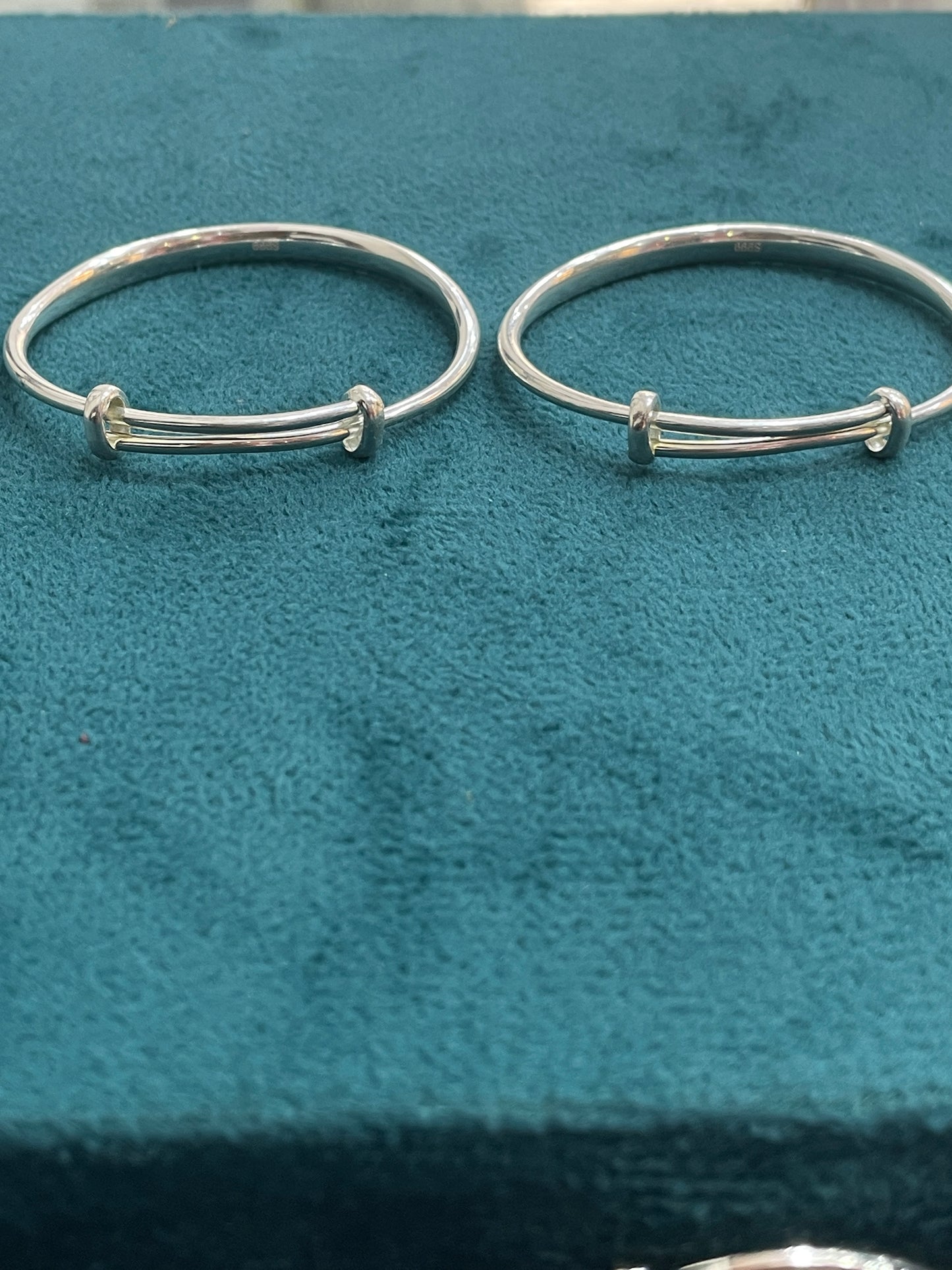 92.5 Silver Kids Kada | Stylish Smooth Finish | Elegant Jewellery