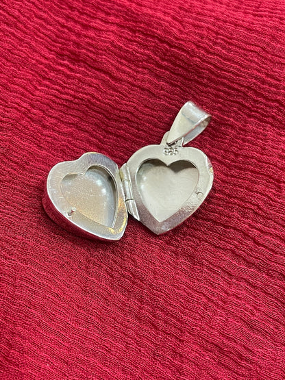 92.5 Silver Red Heart Pendant for Women | Cute Romantic Design | Elegant Jewellery