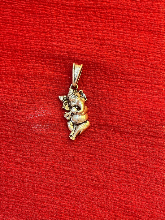 92.5 silver Ganesha pendant