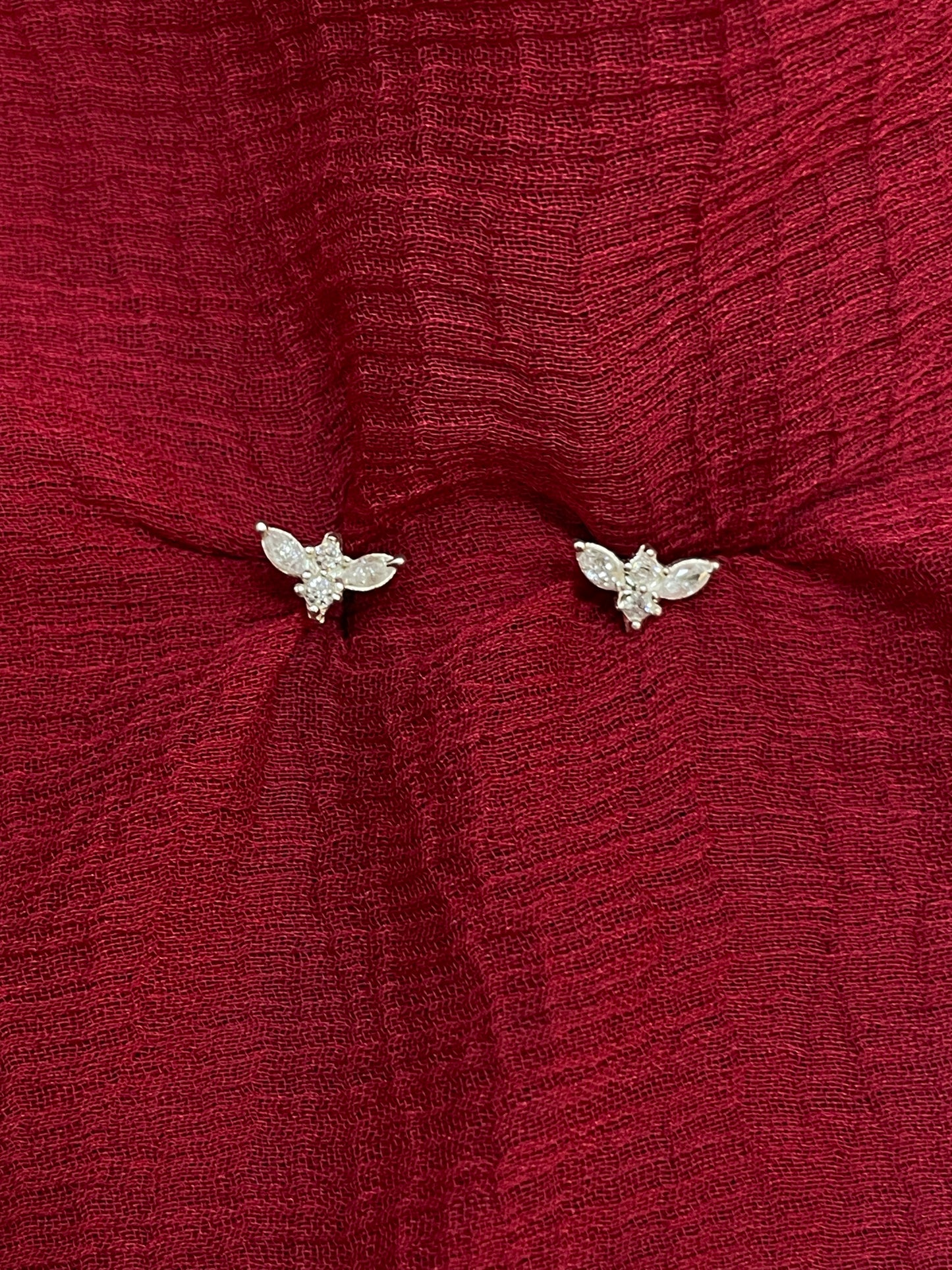 925 Silver bat studs