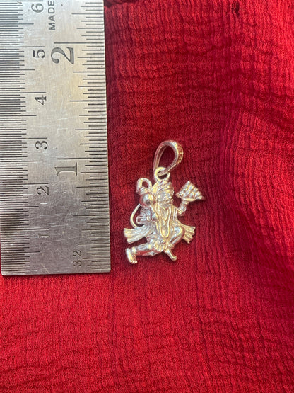 92.5 Silver Bajrangbali Pendant for Men & Women | Hanuman Sacred Design | Spiritual Jewellery