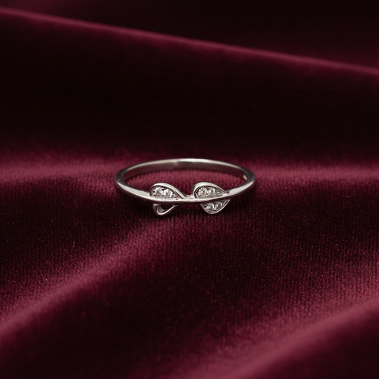 92.5 Silver Hearts Ring for Women Size 15 | Stylish Multi Heart Design | Elegant Jewellery