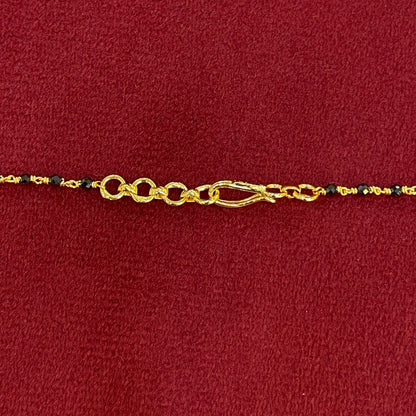 92.5 Silver Gold Plated Black Bead Coral Pearl Necklace for Women