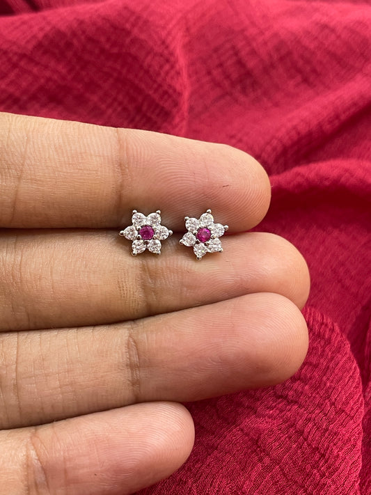 92.5 Silver Minimal Earrings for Women | Stylish Simple Design | Elegant Daily Wear Jewellery
