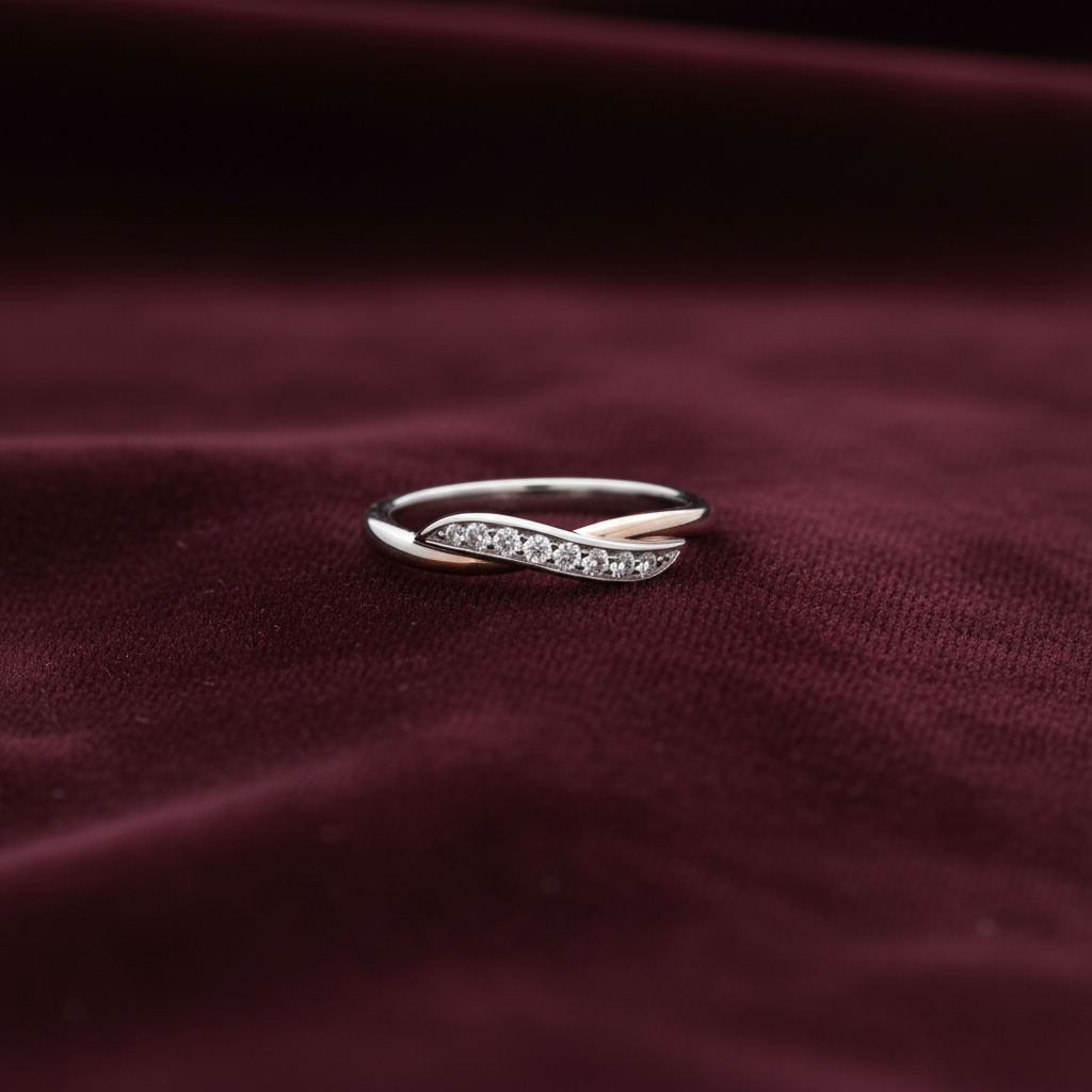 92.5 Silver Minimal Ring for Women Size 12 | Stylish Sleek Design | Elegant Fashion Jewellery