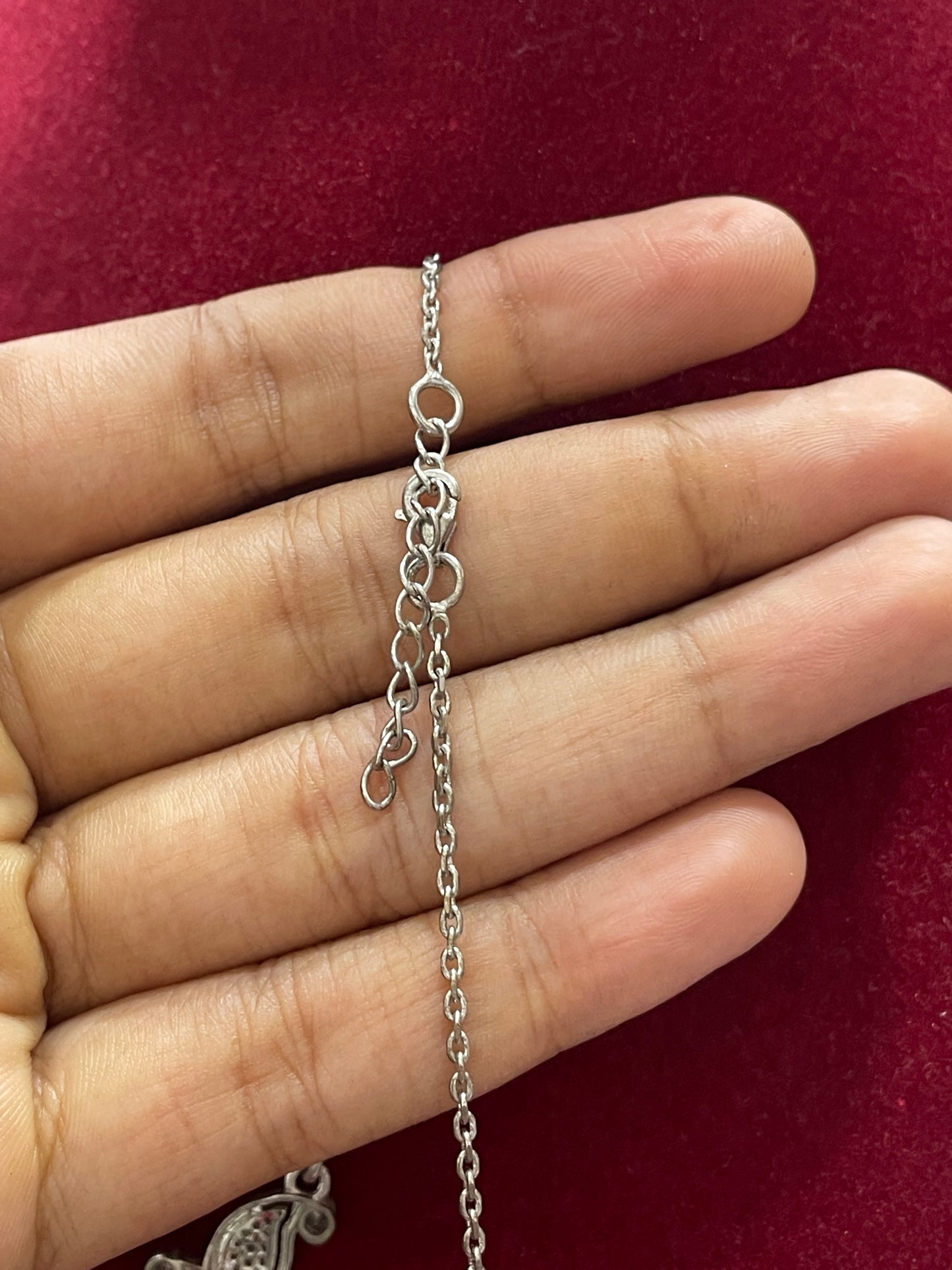 92.5 Silver Stylish Necklace for Women 19 Inches | Elegant Modern Design | Daily Wear Jewellery