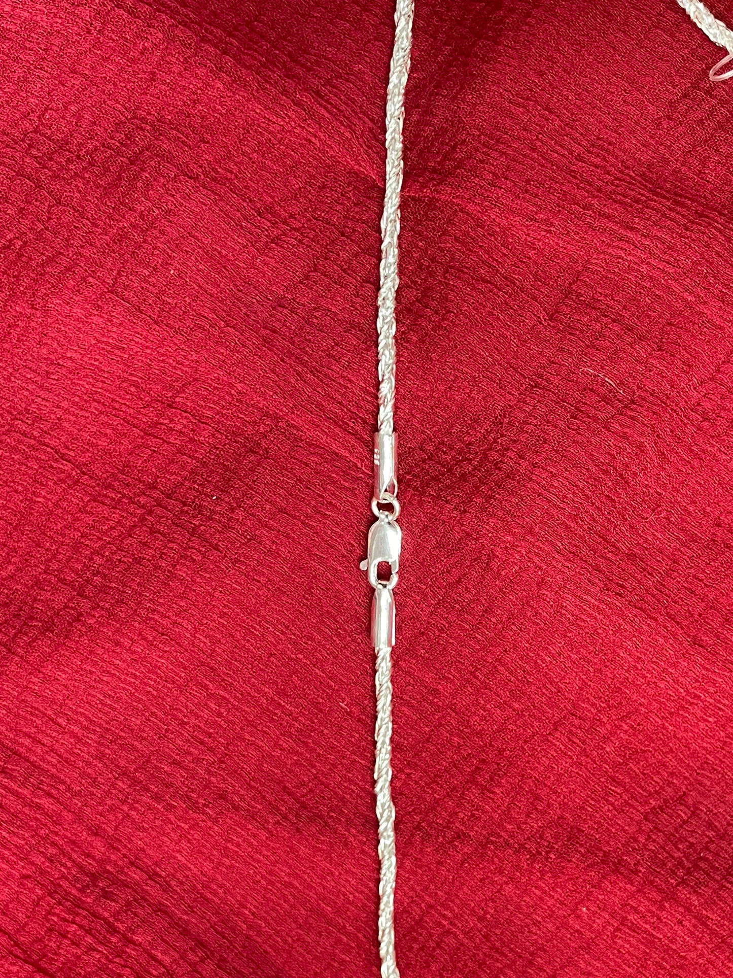 92.5 silver classy chain 24 inches