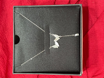 92.5 Silver Minimal Butterfly Chain 19.5 Inches | Premium Stylish Elegant Design | Jewellery