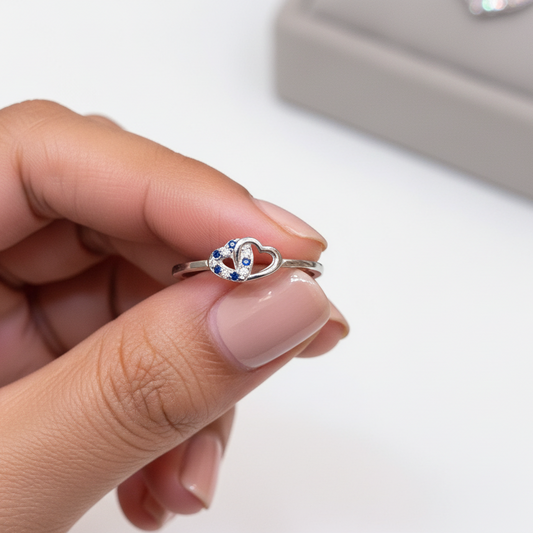 92.5 Silver Women Ring for Size 12 | Stylish Modern Design | Elegant Fashion Jewellery