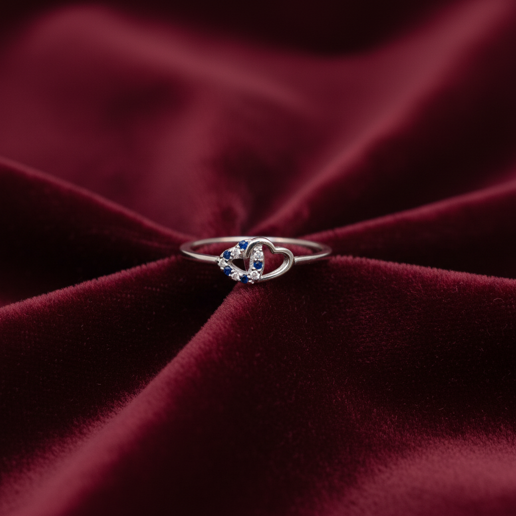 92.5 Silver Women Ring for Size 12 | Stylish Modern Design | Elegant Fashion Jewellery