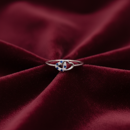 92.5 Silver Women Ring for Size 12 | Stylish Modern Design | Elegant Fashion Jewellery