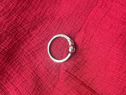 92.5 Silver Simple Ring for Women Size 13 | Minimal Elegant Daily Wear Jewellery