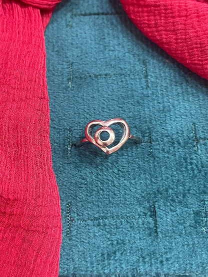 92.5 Silver Heart Ring for Women Size 12 | Stylish Romantic Design | Elegant Gift Jewellery