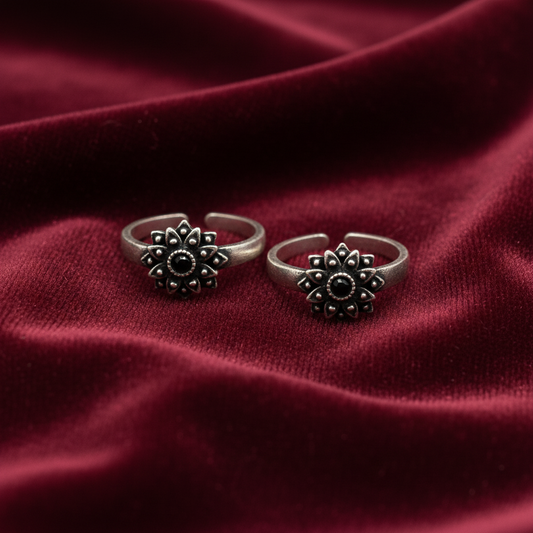 92.5 silver toe rings 