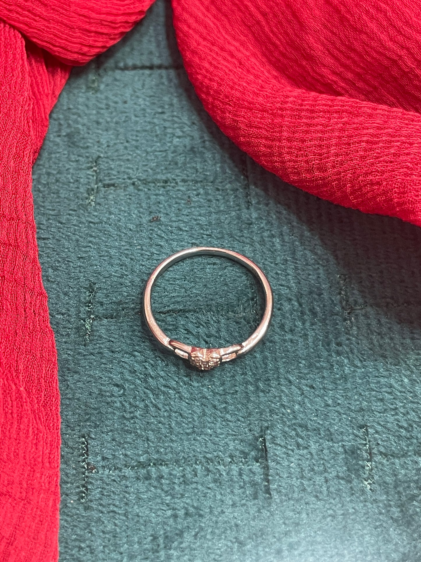 92.5 Silver Heart Ring for Women Size 11 | Stylish Charm Design | Elegant Gift Jewellery