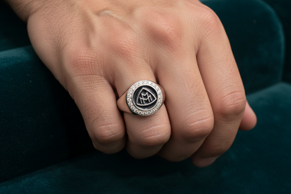 92.5 Silver Men’s Ring Size 18 | Stylish Premium Finish | Elegant Jewellery