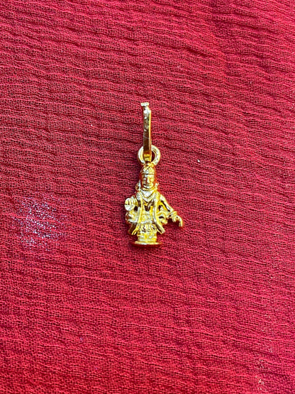 92.5 silver gold plated Ayyappa’s pendant