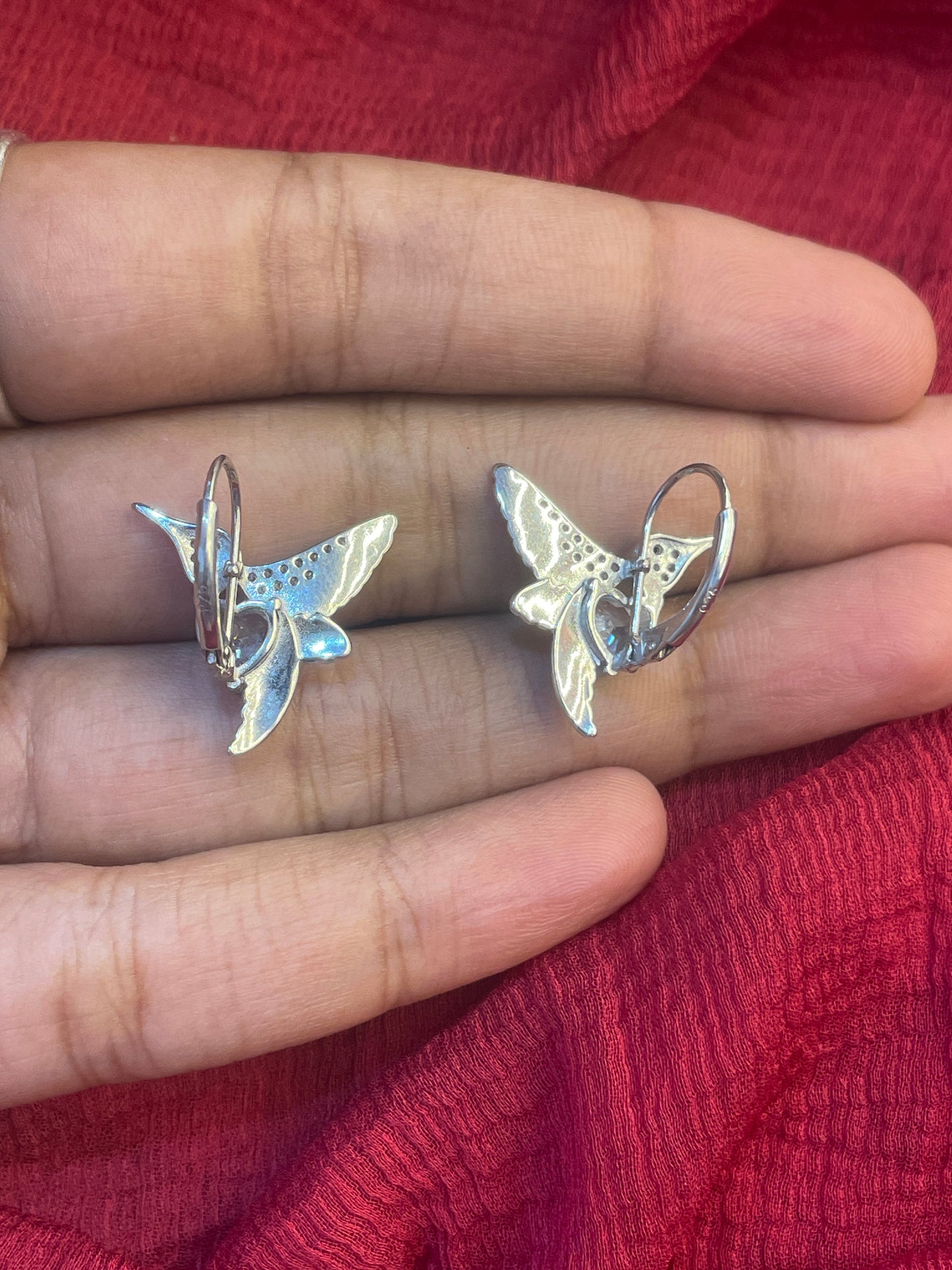 92.5 Silver Hummingbird Pendant Set for Women | Elegant Nature-Inspired Design | Matching Jewellery Set